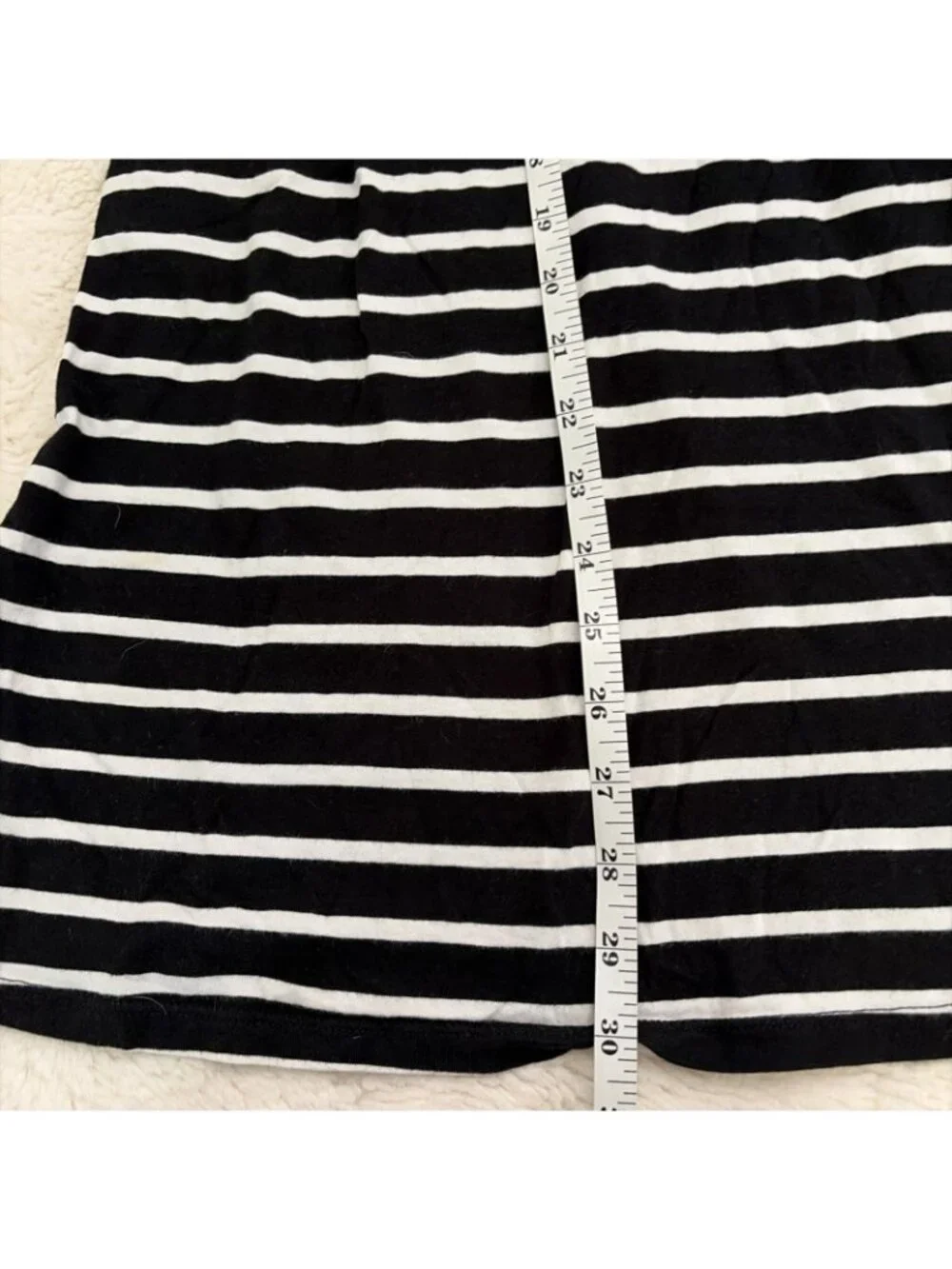 Old Navy Girls XL 14/16 Black Striped Dress Coastal Nautical Preppy